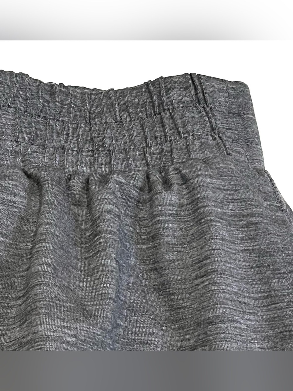 All in Motion Charcoal Gray Heather Athletic Shorts Pockets Women’s Size Large - Picture 11 of 16